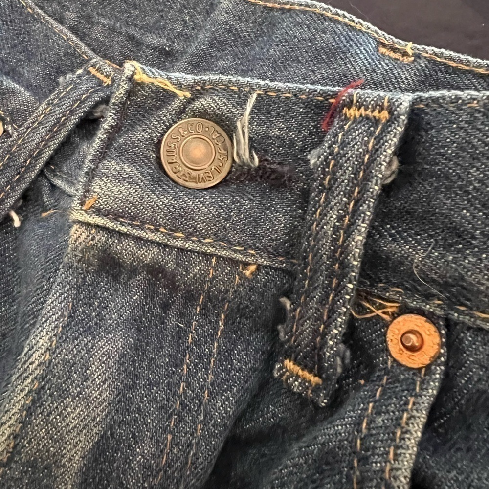 Vintage Levi’s, 1970s, dark blue, 32 x 31 (size cut out) - Picture 7 of 7